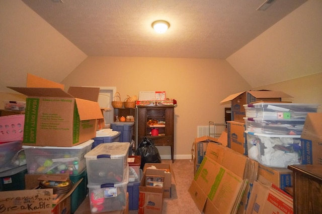 storage room featuring visible vents