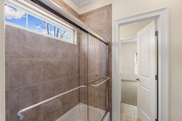 203 Tom Robinson Rd, Franklin, TN 37064 - full bathroom with bath / shower combo with glass door