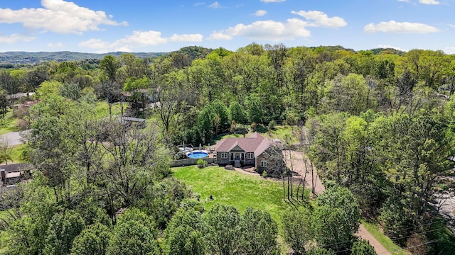 203 Tom Robinson Rd, Franklin, TN 37064 - bird's eye view with a view of trees