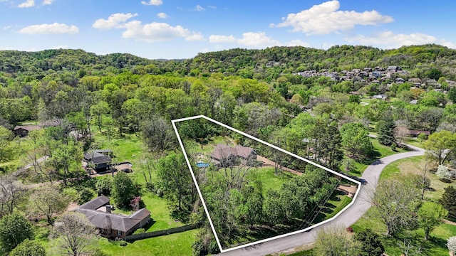 203 Tom Robinson Rd, Franklin, TN 37064 - drone / aerial view featuring a view of trees