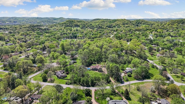 203 Tom Robinson Rd, Franklin, TN 37064 - birds eye view of property with a wooded view