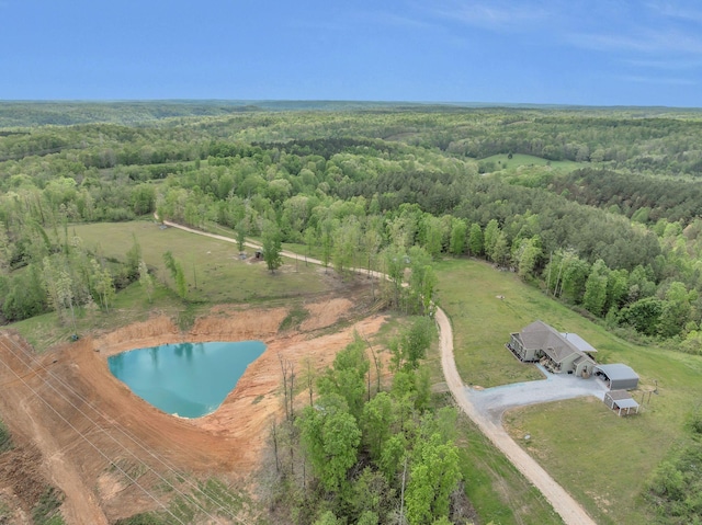 520 Young Rd, Waverly, TN 37185 - bird's eye view with a view of trees and a water view