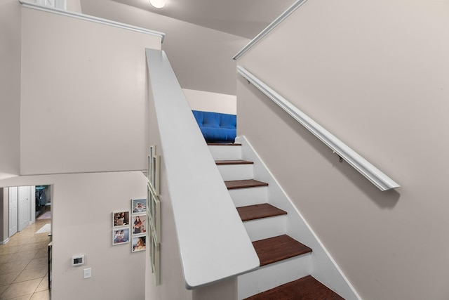view of stairs