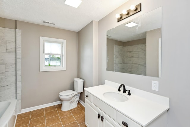 926 Rackley Dr, Pulaski, TN 38478 - full bathroom featuring vanity, visible vents, toilet, walk in shower, and baseboards