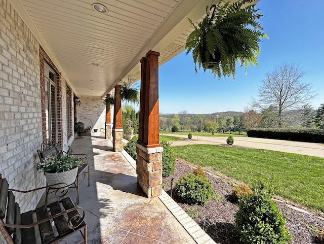 110 Giles Ln, Gallatin, TN 37066 - view of patio with a porch