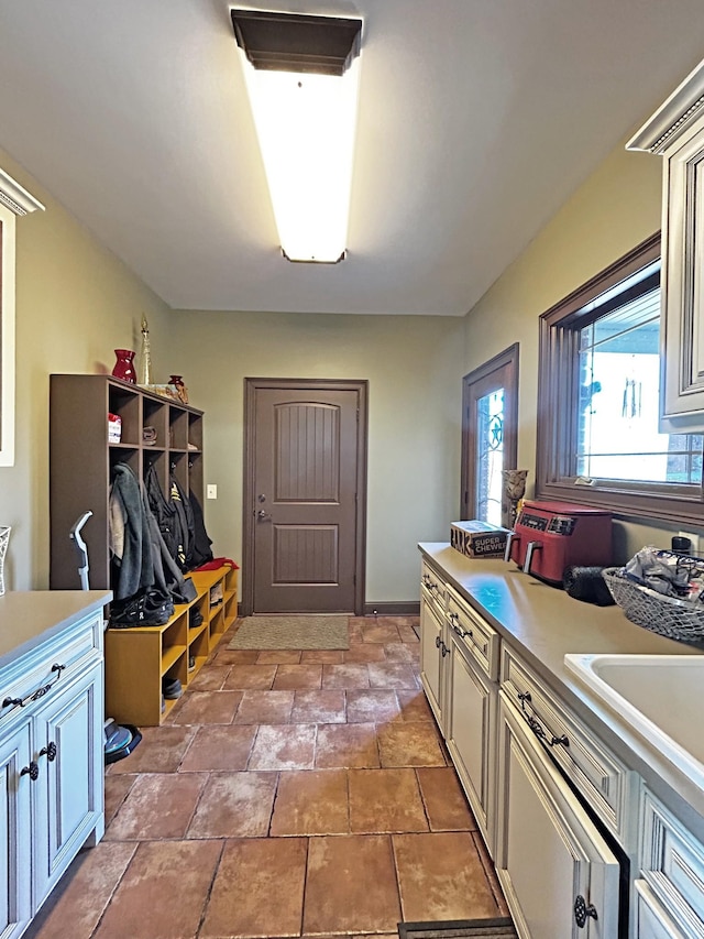 110 Giles Ln, Gallatin, TN 37066 - mudroom featuring stone finish floor and a sink