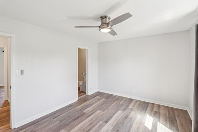 223 Edgewood Dr, Hendersonville, TN 37075 - empty room with light wood-style flooring, baseboards, and a ceiling fan