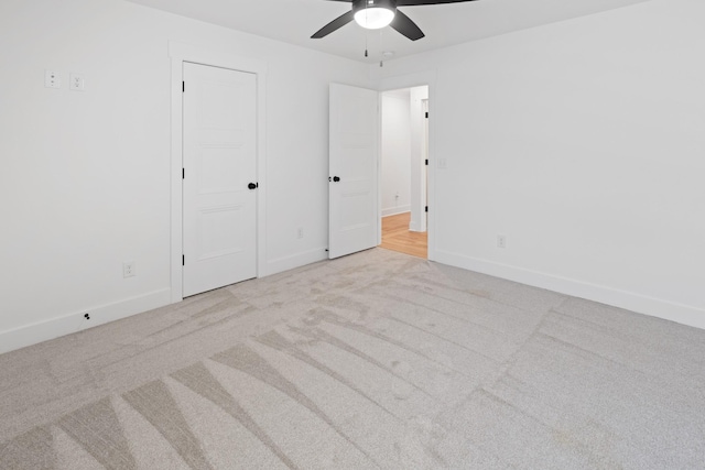 6913 Pembrooke Farms Dr, Murfreesboro, TN 37129 - unfurnished bedroom featuring baseboards, carpet floors, and ceiling fan