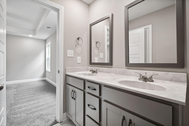 51 Gratton Ests, Clarksville, TN 37043 - full bathroom featuring double vanity and baseboards