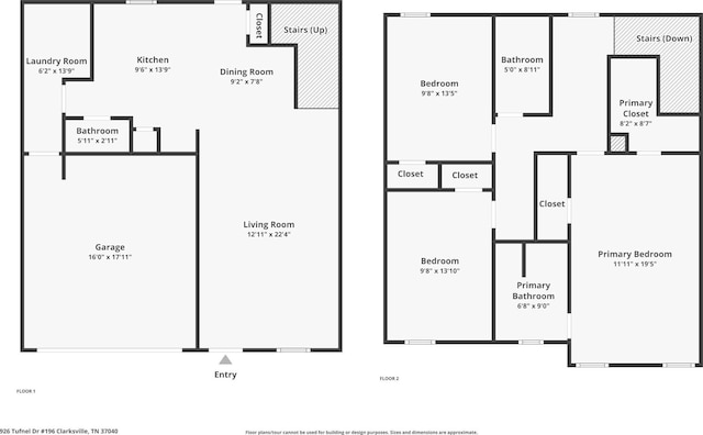 48 Gratton Ests, Clarksville, TN 37043 - floor plan