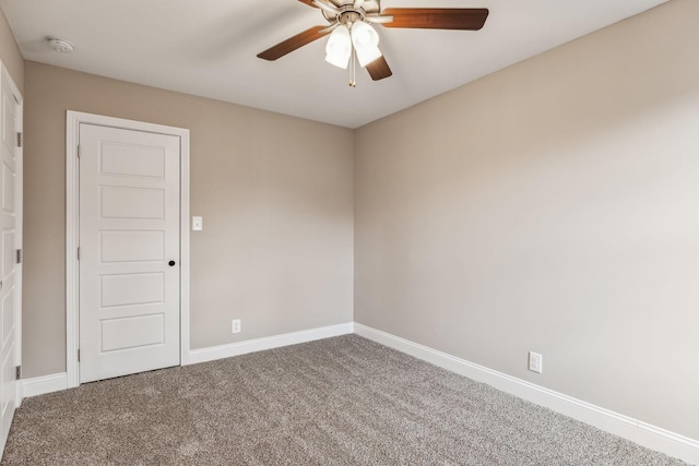 48 Gratton Ests, Clarksville, TN 37043 - carpeted empty room with baseboards and a ceiling fan