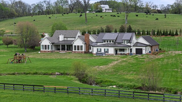 4535 Peytonsville Rd, Franklin, TN 37064 - birds eye view of property featuring a rural view