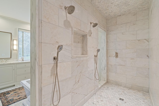 4535 Peytonsville Rd, Franklin, TN 37064 - full bath featuring a walk in shower and vanity