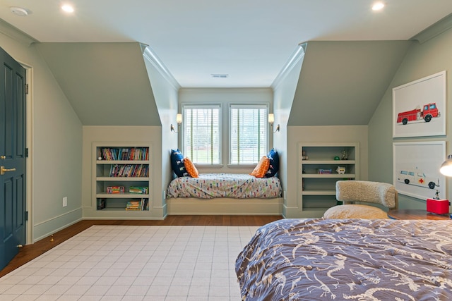 4535 Peytonsville Rd, Franklin, TN 37064 - bedroom with crown molding, wood finished floors, baseboards, and visible vents