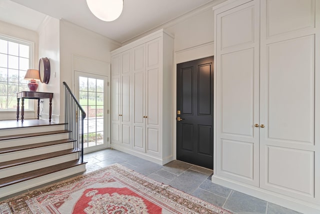 4535 Peytonsville Rd, Franklin, TN 37064 - entryway with stone tile flooring and plenty of natural light