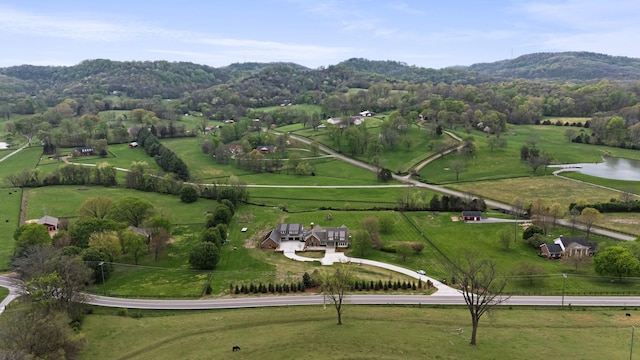 4535 Peytonsville Rd, Franklin, TN 37064 - birds eye view of property featuring a rural view and a water view
