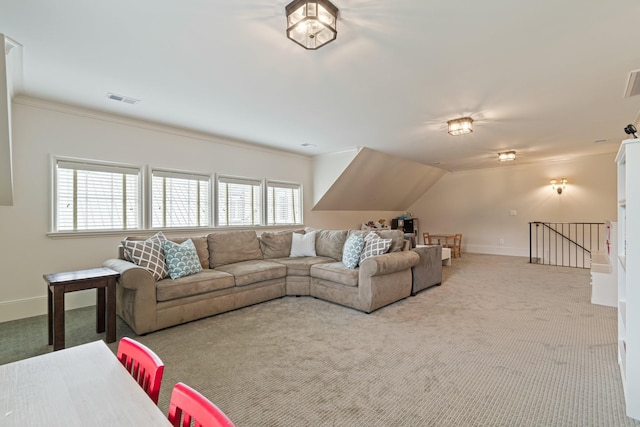 4535 Peytonsville Rd, Franklin, TN 37064 - living room with a healthy amount of sunlight, baseboards, carpet, and visible vents