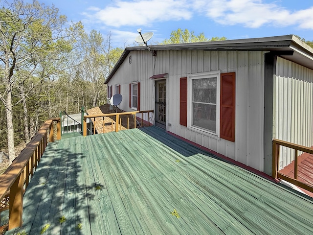 view of deck