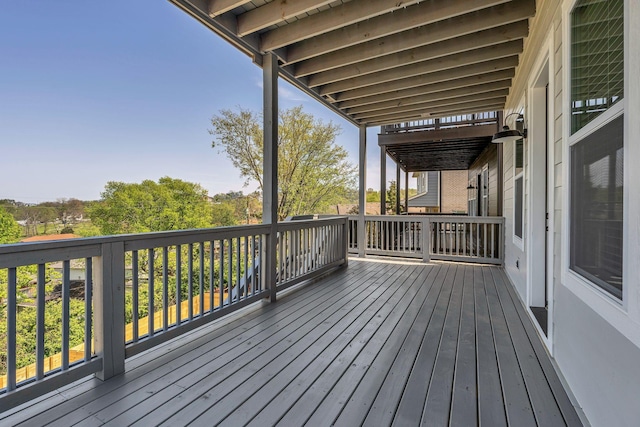418 Mercomatic Dr, Nashville, TN 37209 - view of wooden terrace