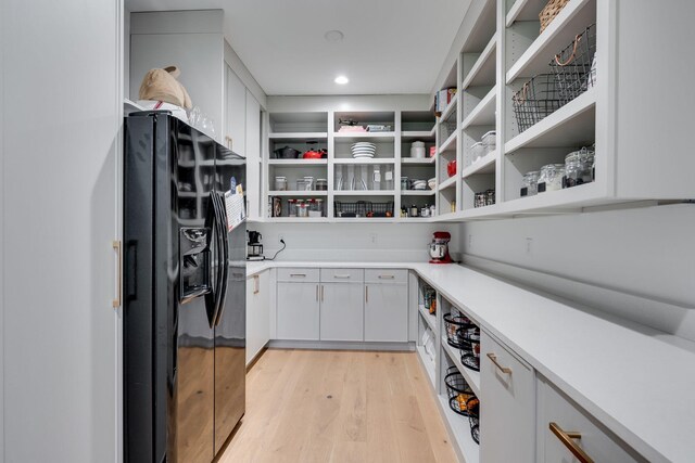 view of storage area