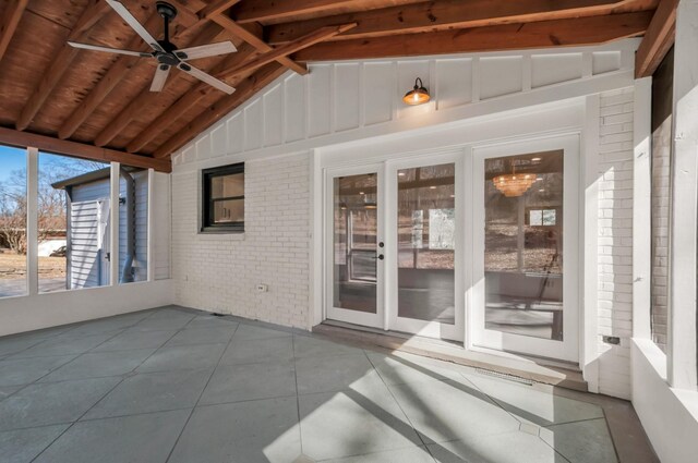 931 Downey Dr, Nashville, TN 37205 - view of patio / terrace featuring a ceiling fan