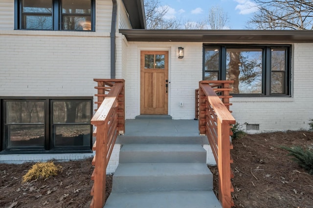 931 Downey Dr, Nashville, TN 37205 - property entrance featuring brick siding