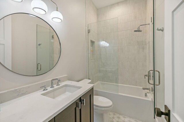 6490 Peytonsville Arno Rd, College Grove, TN 37046 - full bath with toilet, vanity, and bathtub / shower combination