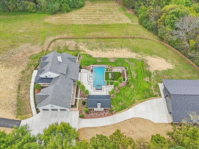 6490 Peytonsville Arno Rd, College Grove, TN 37046 - drone / aerial view featuring a rural view