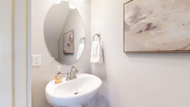 bathroom with a sink