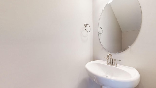 bathroom with a sink