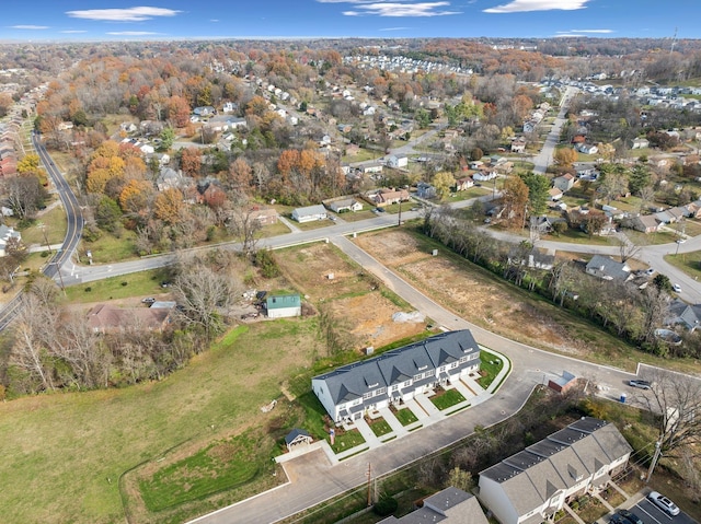 birds eye view of property featuring a residential view