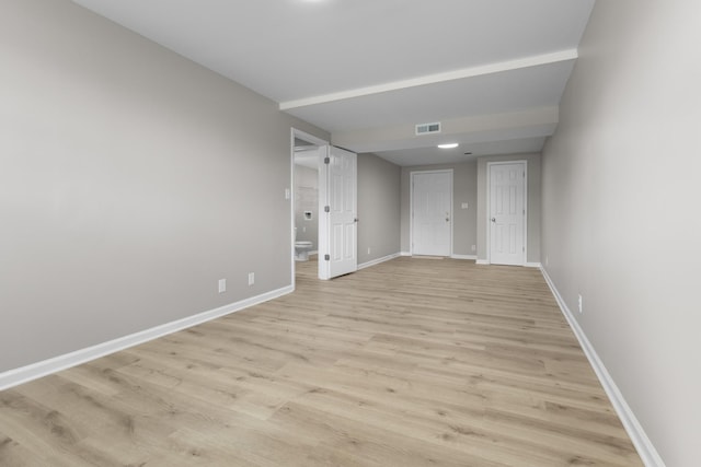 302 Windrush Dr, Clarksville, TN 37042 - spare room featuring baseboards, light wood-style floors, and visible vents