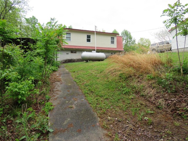 view of rear view of property