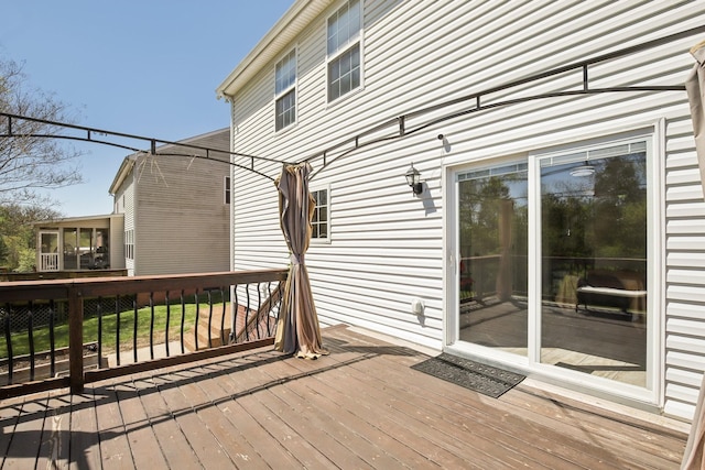 view of deck