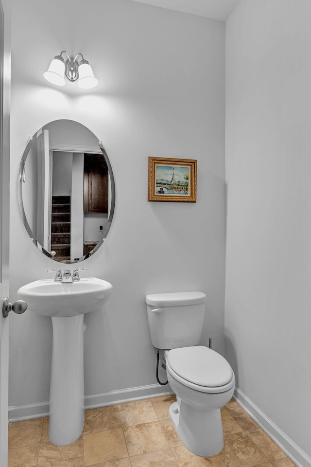 3728 Hoggett Ford Rd, Hermitage, TN 37076 - bathroom with baseboards and toilet