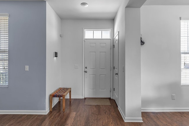 3728 Hoggett Ford Rd, Hermitage, TN 37076 - foyer entrance featuring wood finished floors and baseboards