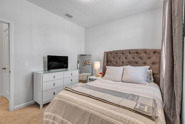 3728 Hoggett Ford Rd, Hermitage, TN 37076 - bedroom with light carpet, visible vents, and baseboards