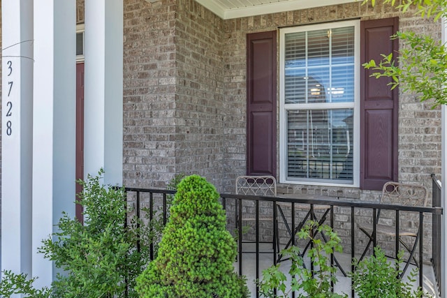 3728 Hoggett Ford Rd, Hermitage, TN 37076 - entrance to property with brick siding and covered porch
