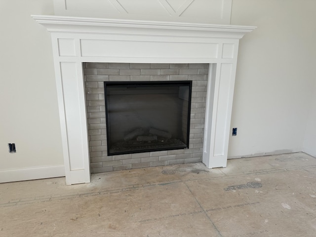 1229 Elizabeth Ln, Clarksville, TN 37042 - detailed view of a fireplace