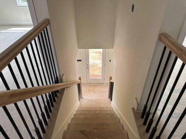 1229 Elizabeth Ln, Clarksville, TN 37042 - stairs with a high ceiling