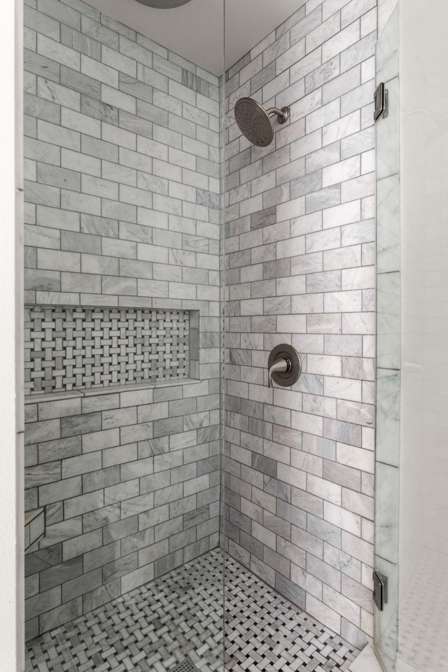 full bathroom with a stall shower