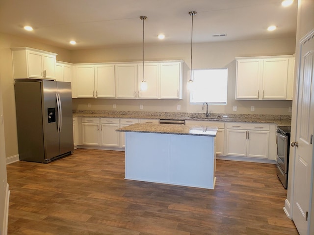 2260 Viking Ct, Murfreesboro, TN 37127 - kitchen with white cabinets, appliances with stainless steel finishes, and a sink