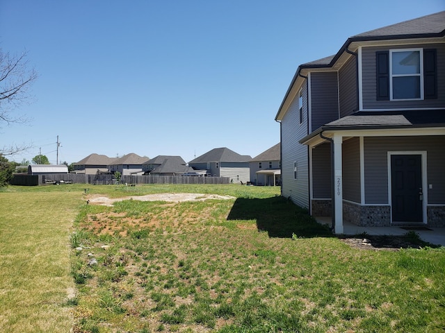 2260 Viking Ct, Murfreesboro, TN 37127 - view of yard with fence and a residential view