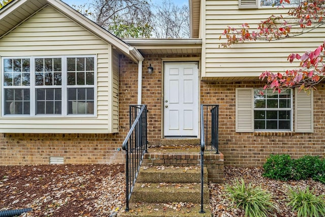 5148 Roxborough Dr, Hermitage, TN 37076 - doorway to property featuring brick siding
