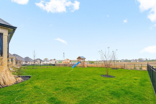 1885 Shield Dr, Clarksville, TN 37043 - view of yard featuring a fenced backyard and a playground