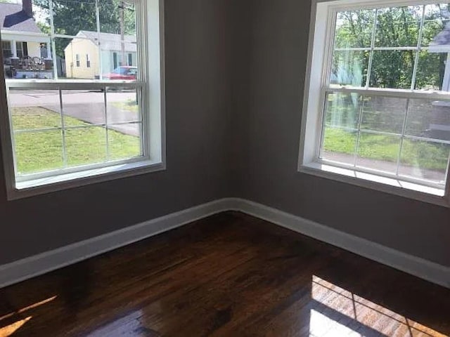114 Hamblen Ave, Old Hickory, TN 37138 - empty room featuring baseboards and dark wood-style floors