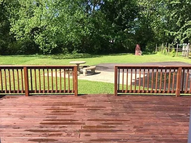 114 Hamblen Ave, Old Hickory, TN 37138 - deck with a lawn