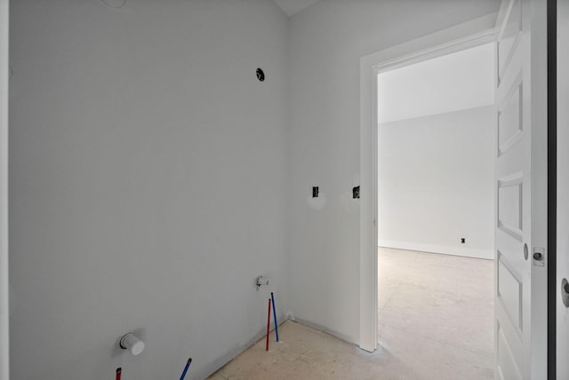 view of laundry room