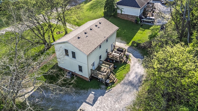 524 Woods Dr, Columbia, TN 38401 - bird's eye view