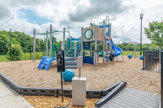 110 Curry Ct, Franklin, TN 37064 - community jungle gym with fence